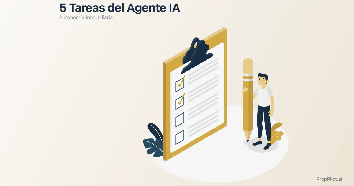 5 tareas inmobiliarias que un agente de IA puede hacer solo